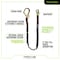 Frontline Combat 6' Single Leg Rebar Hook End Lanyard with Internal Shock Absorber LIS61R - alternate 2